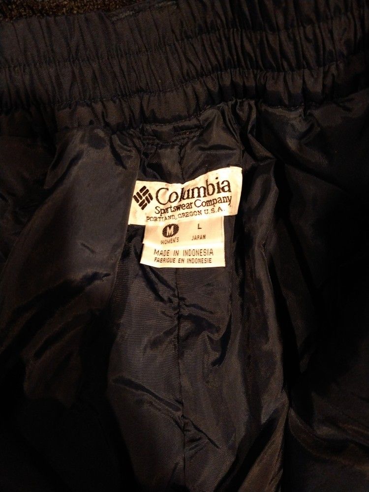 Columbia Woman's Size L Snow Pants