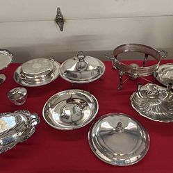 Silver Plated Serving Dishes, Platter