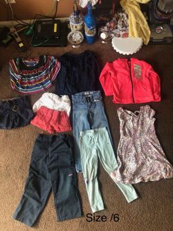 Size 6 girl clothing