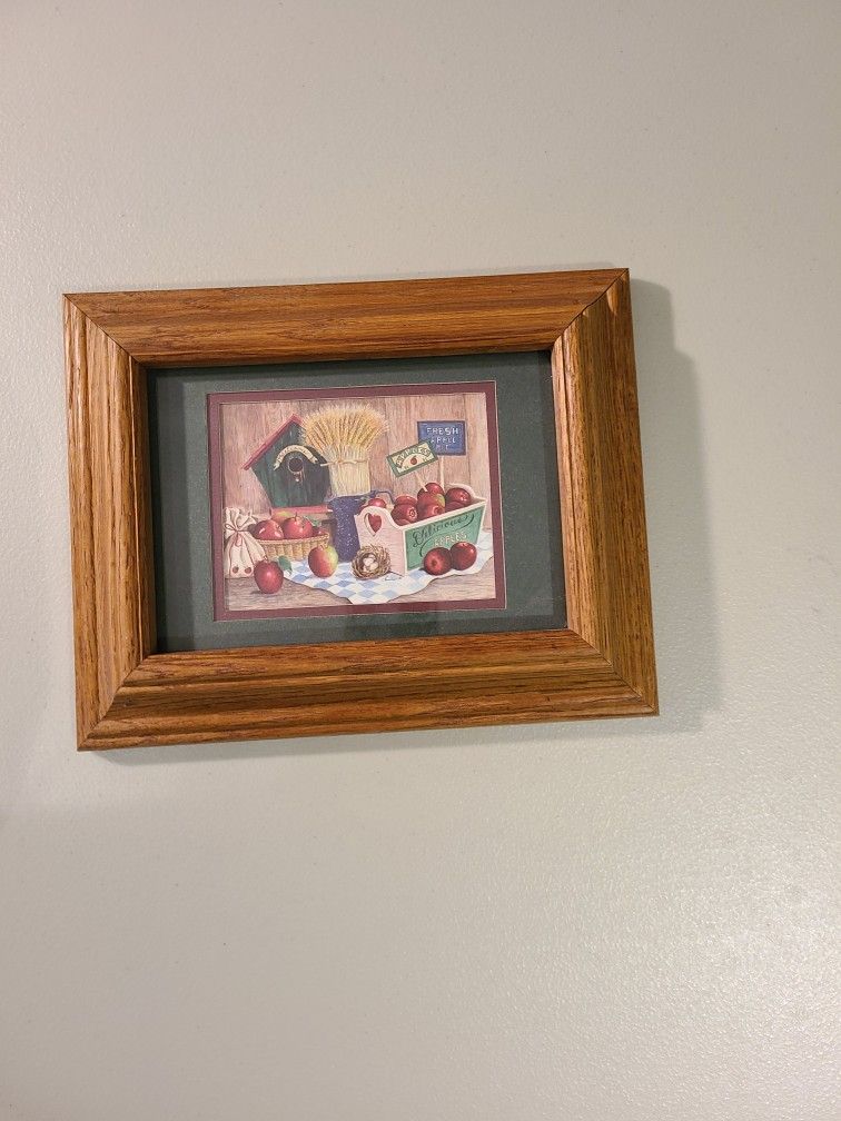 Fresh Apple Pie Wall Decor Hanging Picture