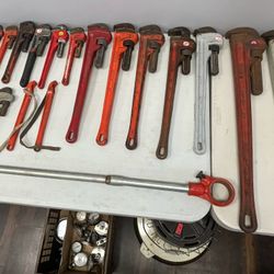 Ridgid Misc Pipe Wrenches 10” To 36” Heavy Duty 