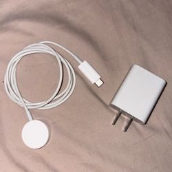 Apple Watch Magnetic Charger + USB-C Wall Adapter
