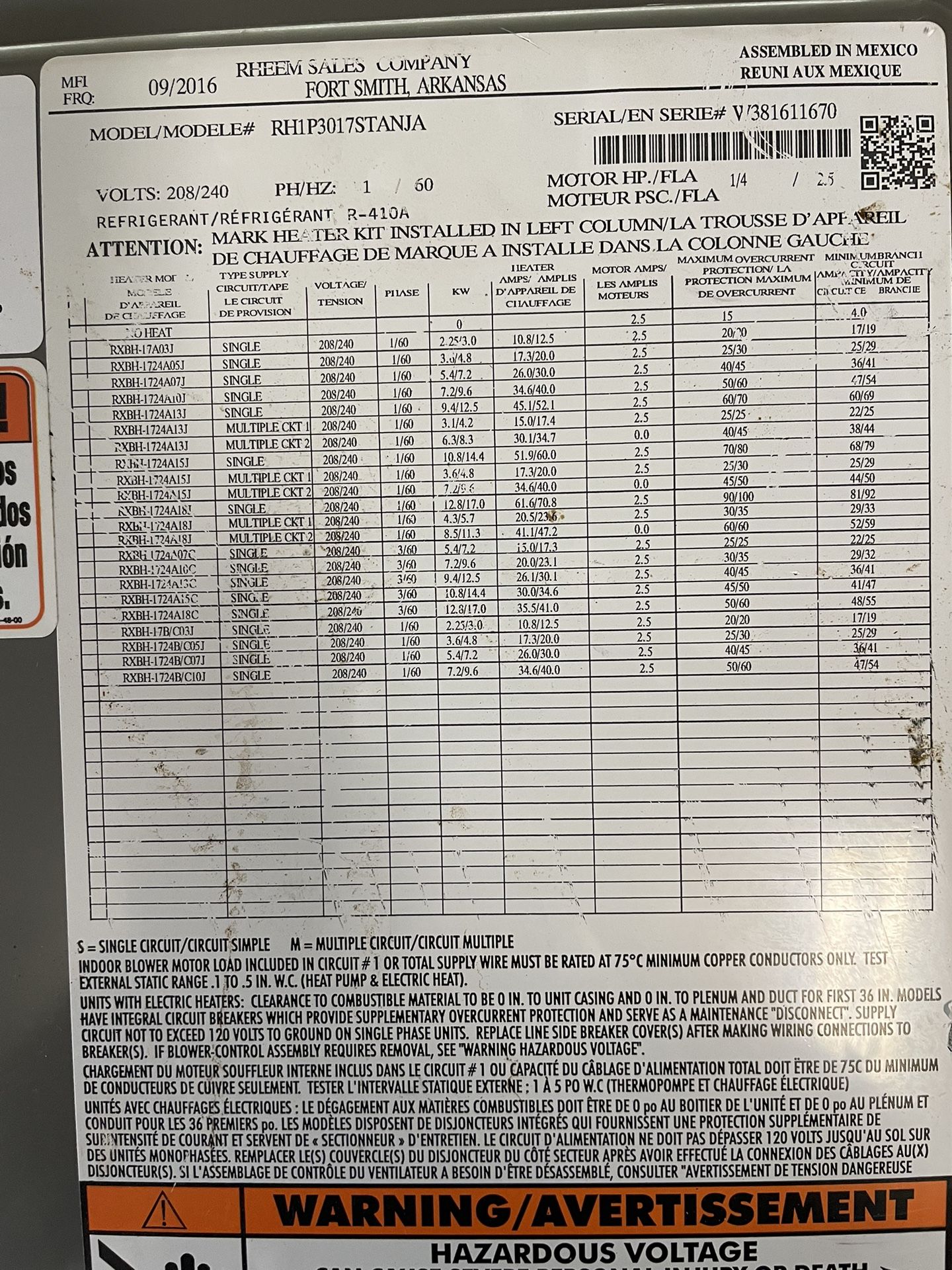 2.5 Ton Ac System 