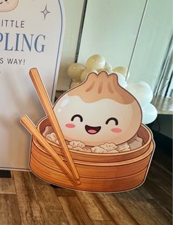 BEST OFFER!!! Cute Dumpling Cardboard Cutout