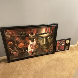 Michael Jordan Memerbila. 24x36 