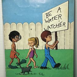 Be a Water Watcher - Vintage Coloring Book by the Oklahoma Water Resources Board