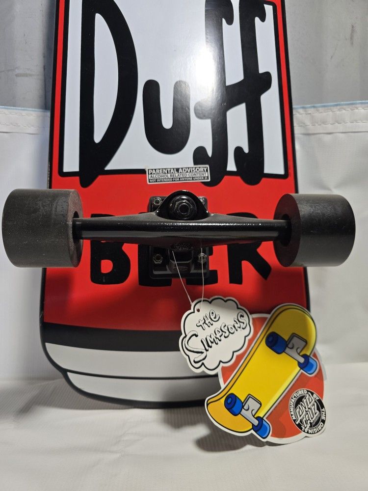 Santa Cruz X The Simpsons Duff Skateboard