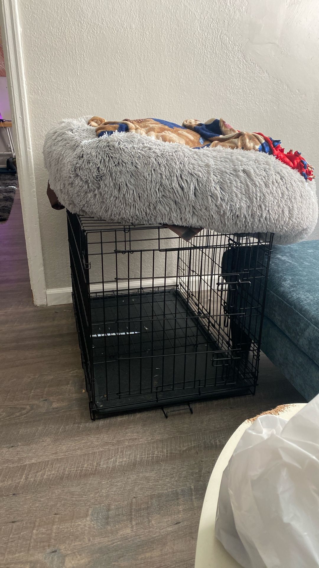 Dog Cage And Bed