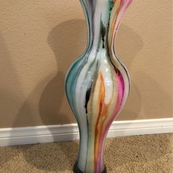 Floral Vase Southwestern Colors