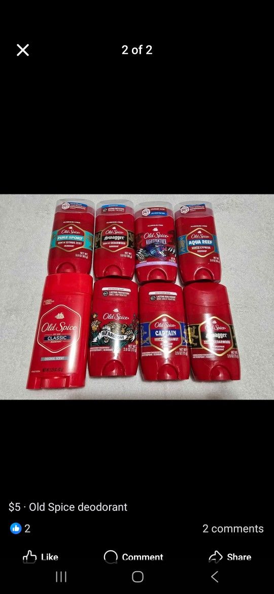 Old Spice Deodorant 