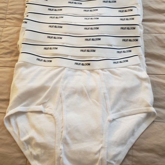 10 Brand New Pairs of Men's Front of the Loom Size XL Breifs Underware