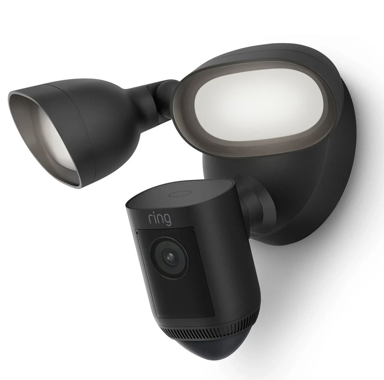 New Ring Floodlight Cam Pro Wired Security Camera with 2K Video, Ring Vision