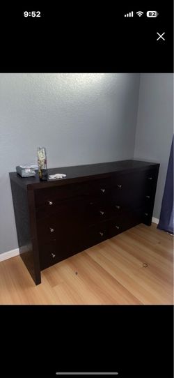 Solid wood dresser
