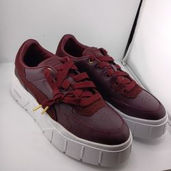Puma Mayze Stack Edgy Cord * Leather Burgundy - Women's 11 @