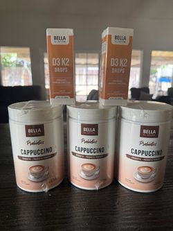 Café bella all natural con gotas para controlar el ambre