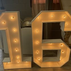 Marquee Letters & Numbers. 