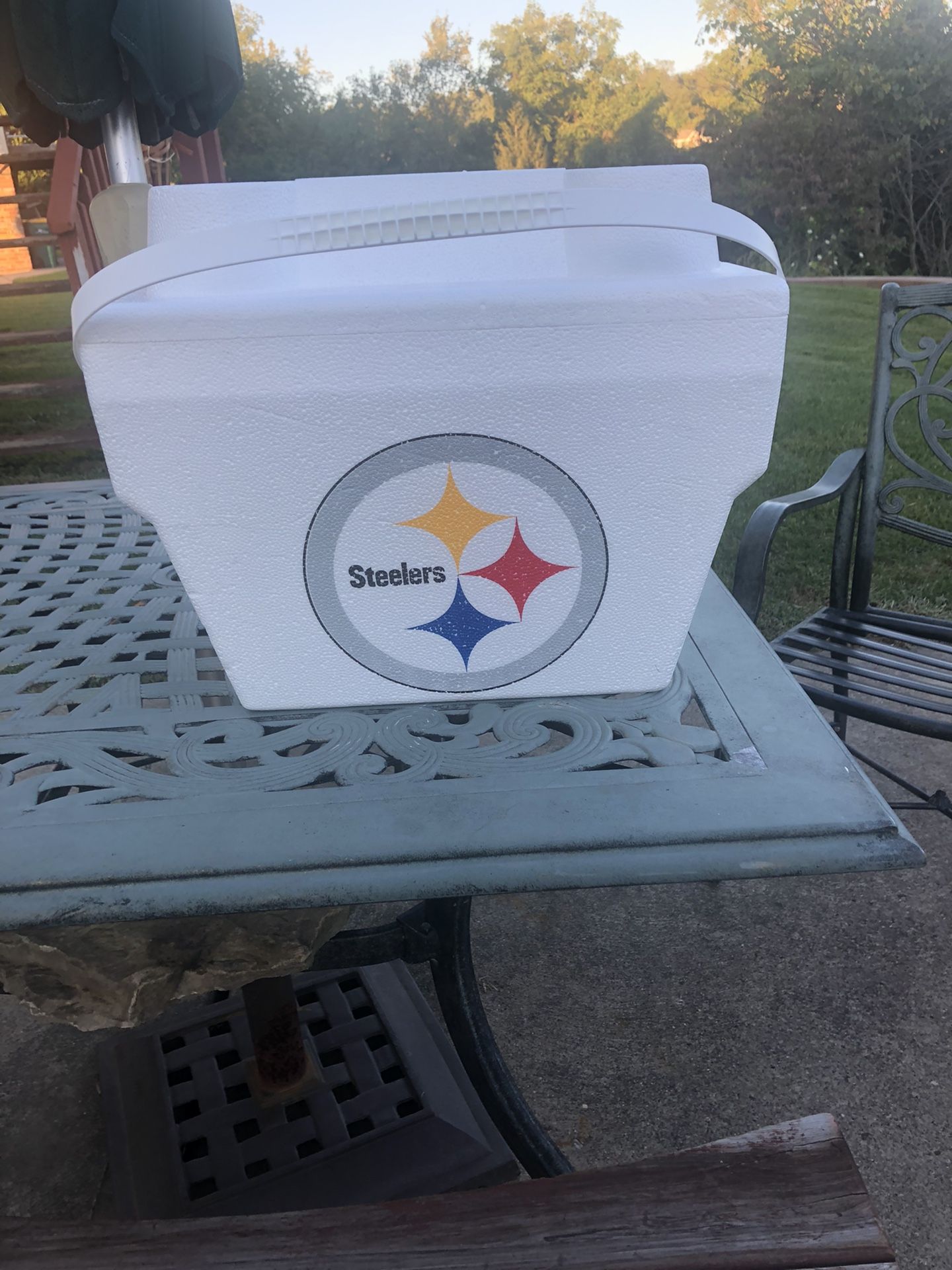 Steelers Styrofoam Cooler!