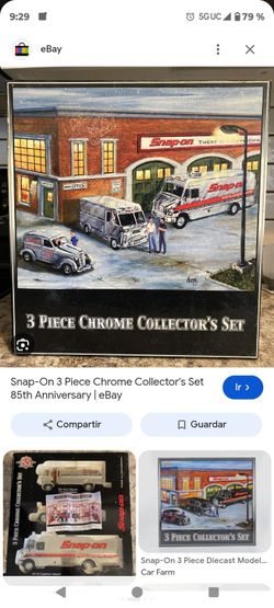 Snap-On 3 piece Chrome Collector's Set 85th Anniversary
