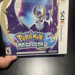 Pokémon Moon Nintendo 3Ds Game 