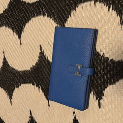 Hermes Wallet Blue