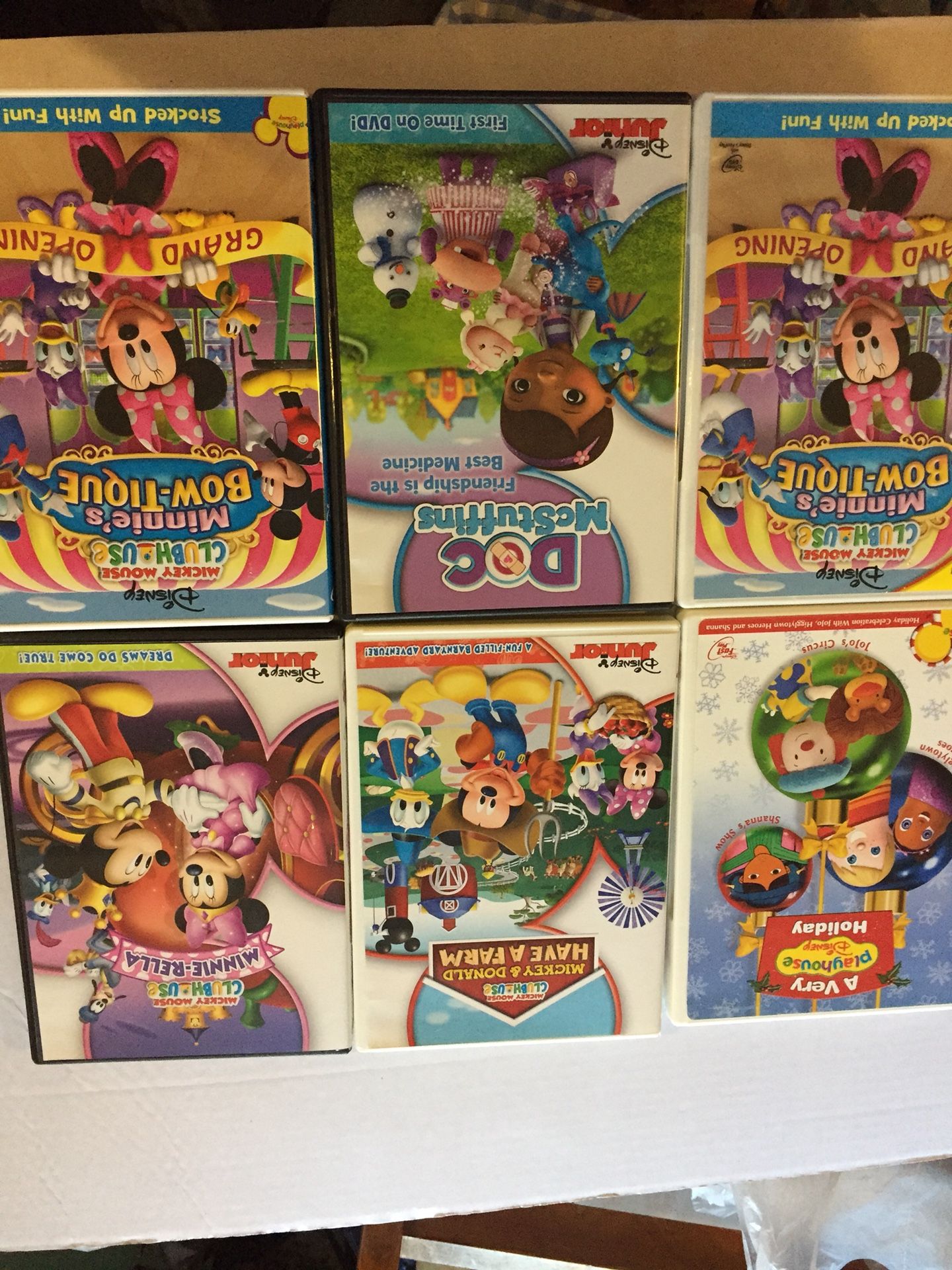 6 Disney DVD lot