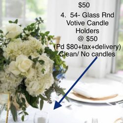 Wedding Decor (Gold/Pale-Blue/White)