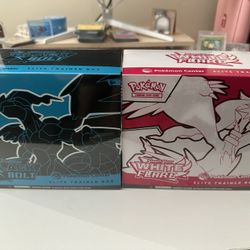 Black Bolt White Flare Pokemon Center ETBs