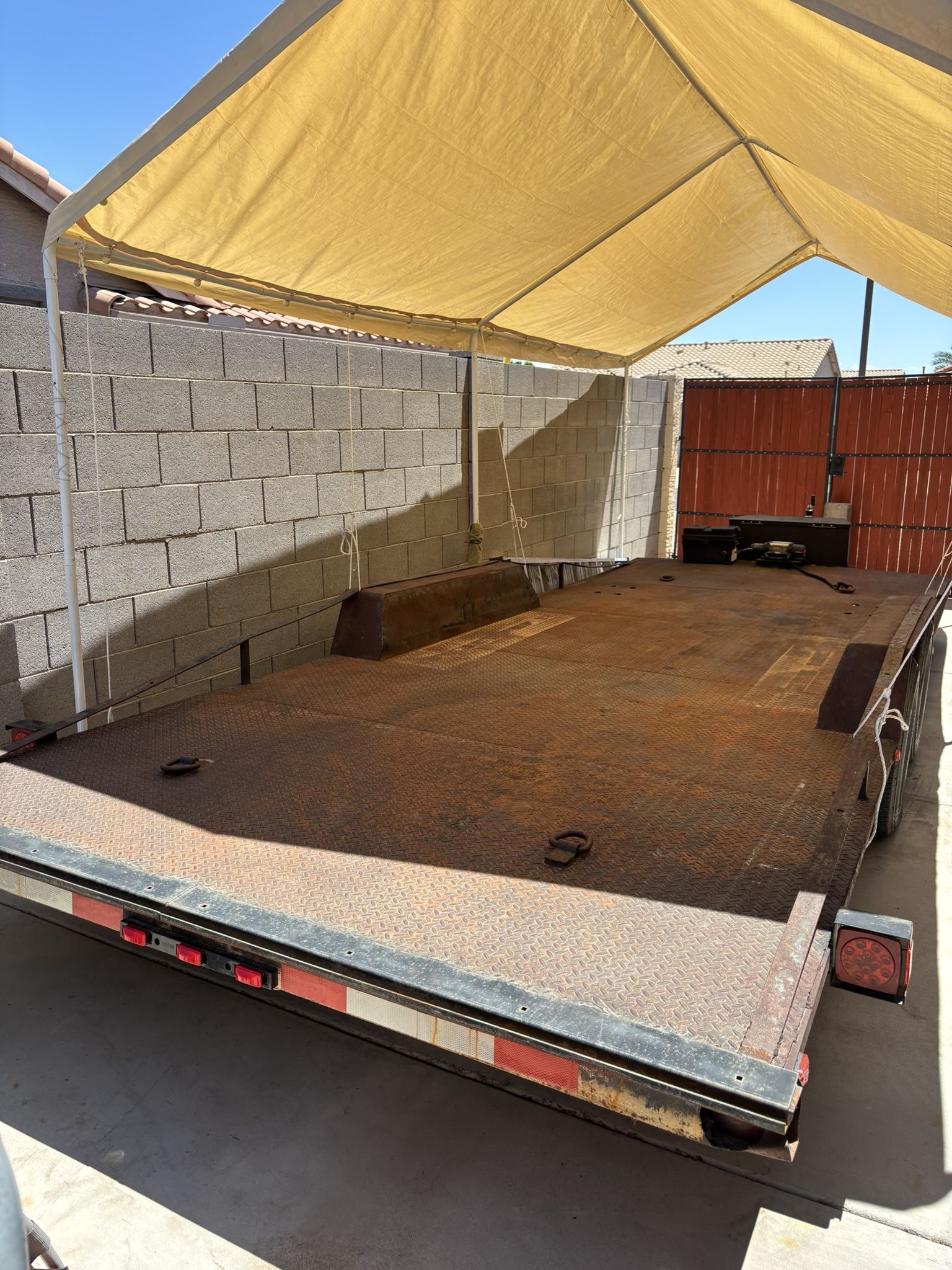 20ft All Steel Deck Car Trailer