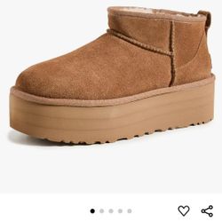 Size 8 UGG Women's Classic Ultra Mini Platform Boot


