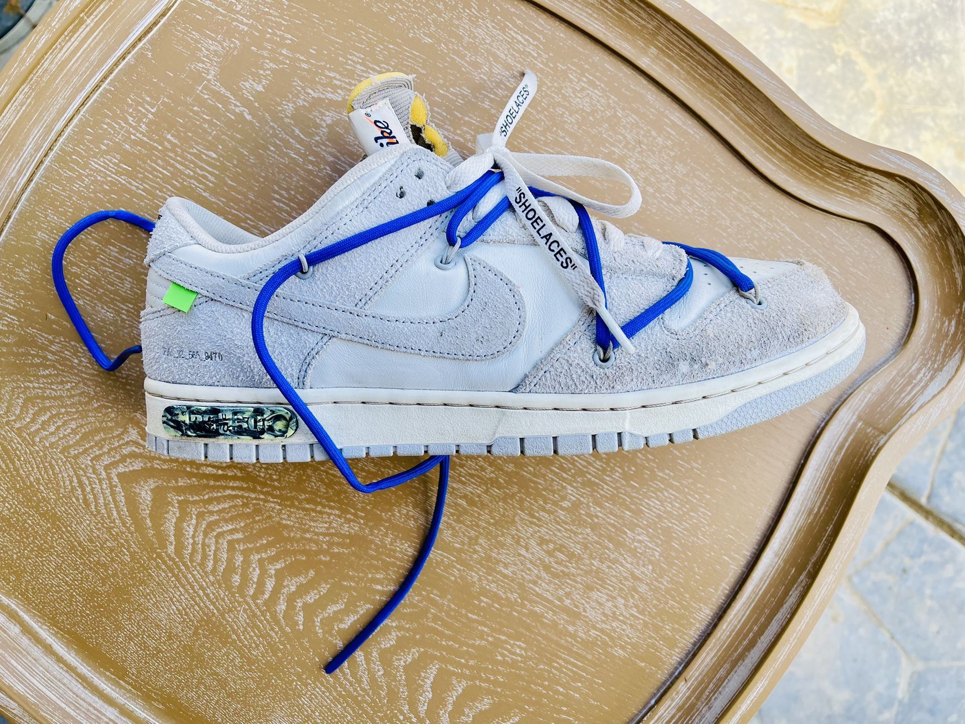 NIKE OFF WHITE DUNK LOW LOT 32 👟