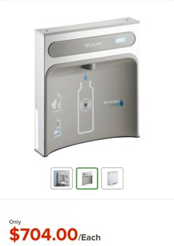 Zurn Elkay ezH20 EZWSR Stainless Steel Non-Filtered Bottle Filling Station - Non-Refrigerated
Item number Item #: 438ezwsr
MFR number MFR #: EZWSR