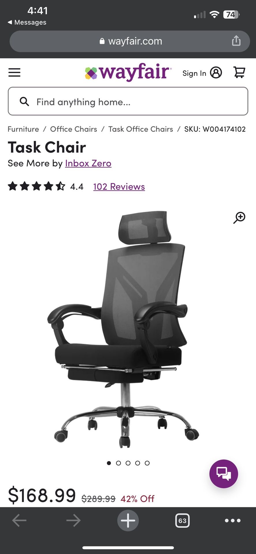 Desk Chair / Gaming Chair
