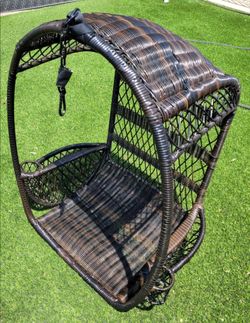 New! Wicker hanging egg chair