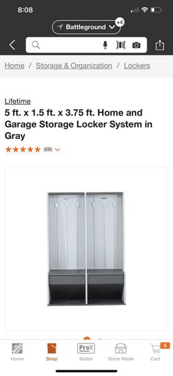 Lifetime Home & Garage Storage Locker, Gray