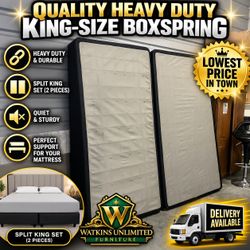 ποΈ QUALITY HEAVY-DUTY KING-SIZE BOX SPRING SET