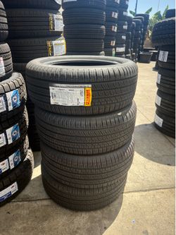 215/55/17 Pireli (4) new tires installation and balance 50,000 miles warranty