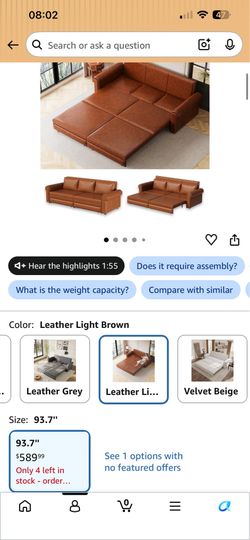 King size sofa bed