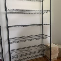 Heavy duty metal wire shelving units