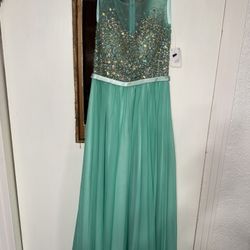 new mint color dress