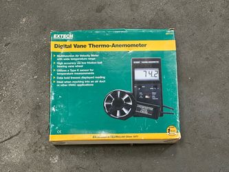 Extech 451112 Digital Vane Thermo-Anemometer