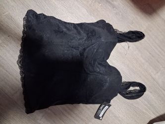 Black Lace Camisole Top with Tags