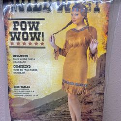 Wild West Pow Wow Native American Girl Costume