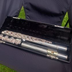 Sterling Silver Flute Pure Solid Silver