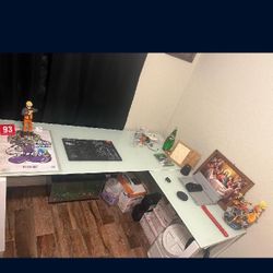 L-shaped Desk (White) $250 OBO