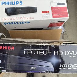 HD Player and DVD VHS Combo Players