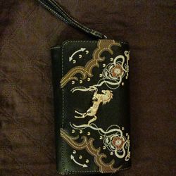 NEW JADE WESTERN WALLET/PURSE  $40