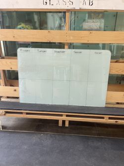 5 day Scheduling Board (glass)
