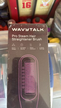 wavytalk pro steam hair straightener