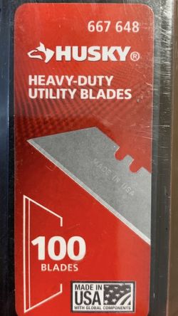 Heavy Duty Razor Blades 100 Pack