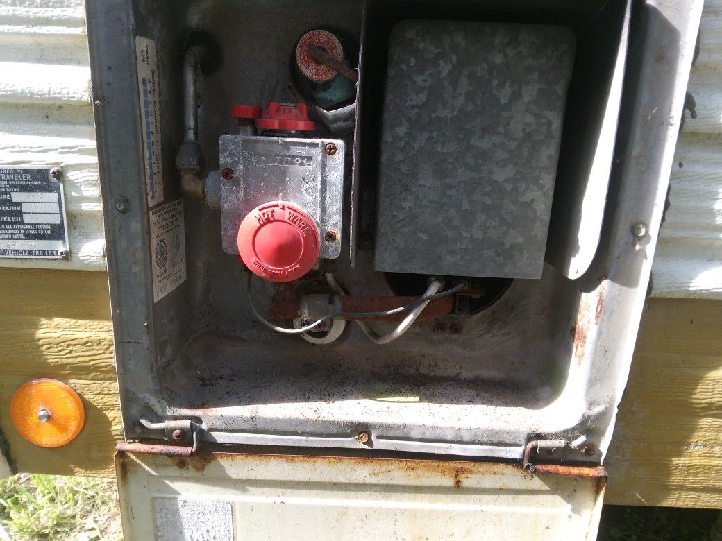 Small RV Style Propane Water Heater Tank